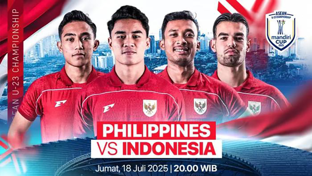 Jadwal Siaran Langsung Filipina vs Timnas Indonesia U-23 18 Juli 2025 di SCTV dan Indosiar
